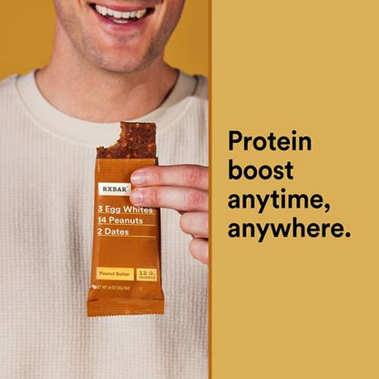 Rxbar Protein Bars, Protein Snack, Snack Bars, Peanut Butter, 9.15Oz Box (5 Bars)