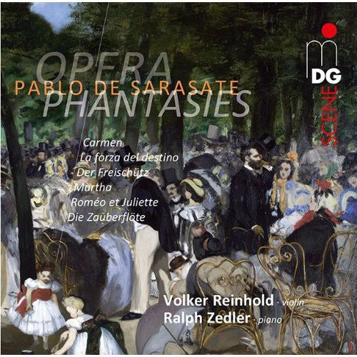 De Sarasate / Reinhold / Zedler - Opera Phantasies / la Forza Del Destino Op 1 [CD]