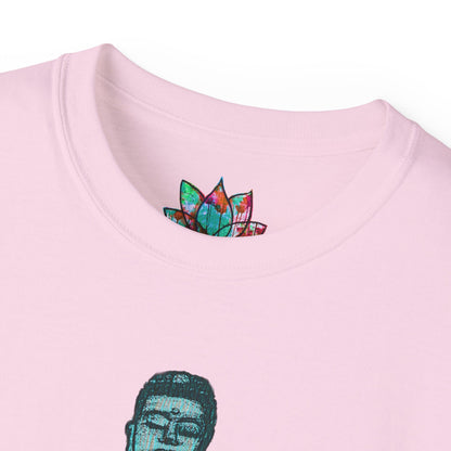 Fine Art Buddha Chalk Drawing Print Unisex Ultra Cotton Tee