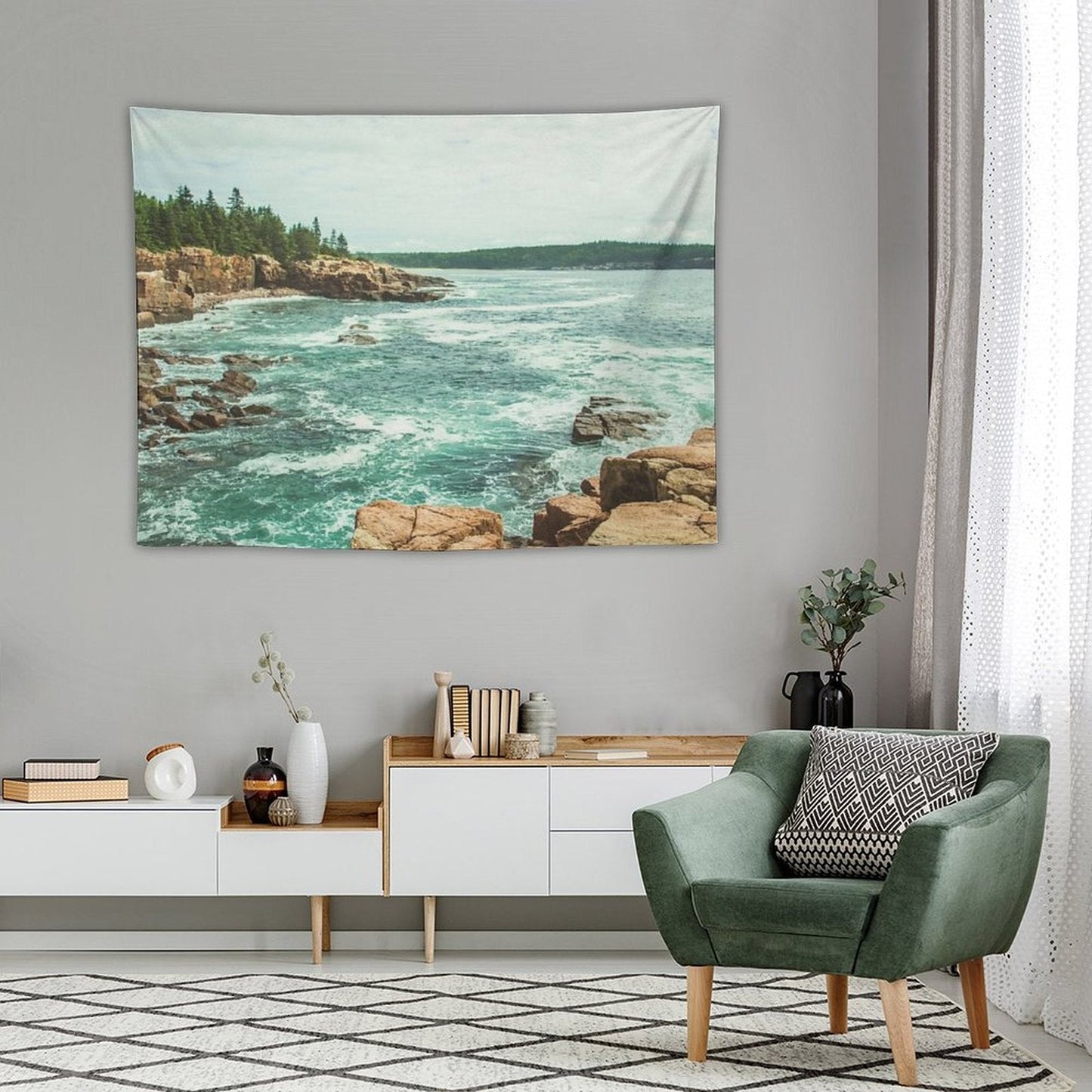 Acadia Coastline - National Park Ocean Tapestry