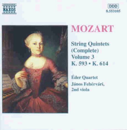 Janos Fehervari - Complete String Quintets 3 Music CD