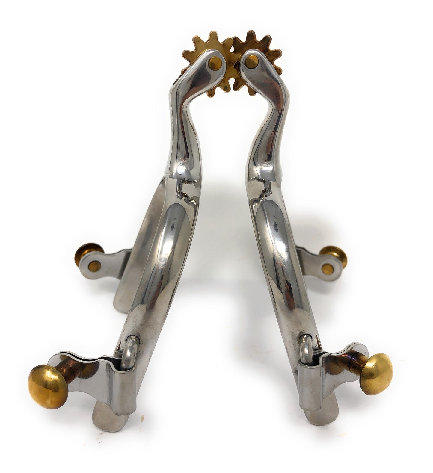 AJ Tack Men's Plain Band Roping Spurs