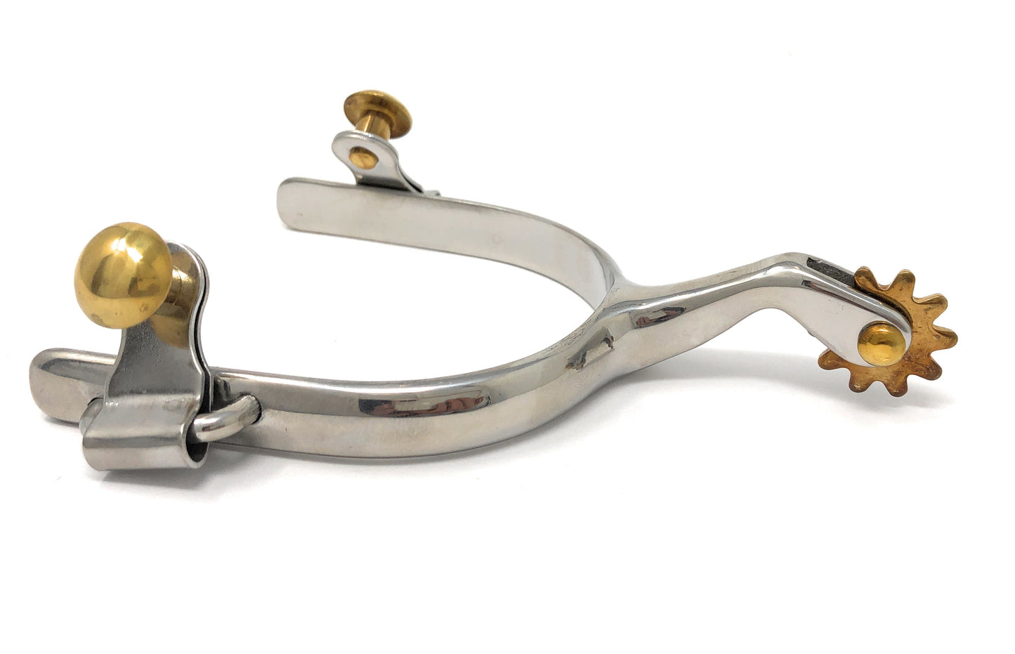 AJ Tack Men's Plain Band Roping Spurs