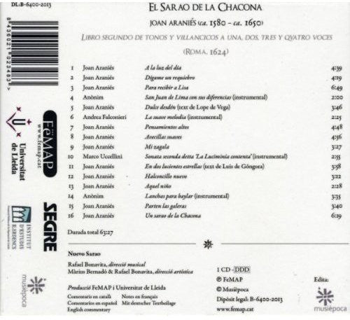 Aranies / Nuevo Sarao - El Sarao De La Chacona [Digipak]