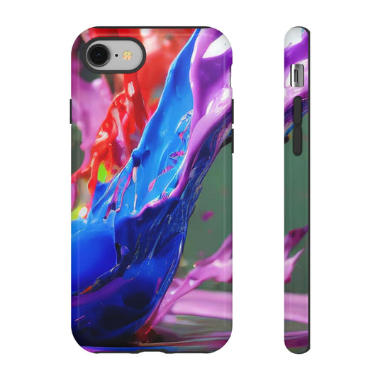 Vibrant Color Splash Tough Phone Case
