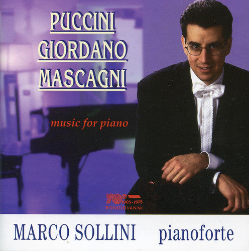 Puccini / Giordano / Mascagni - Marco Sollini Pianoforte [CD]