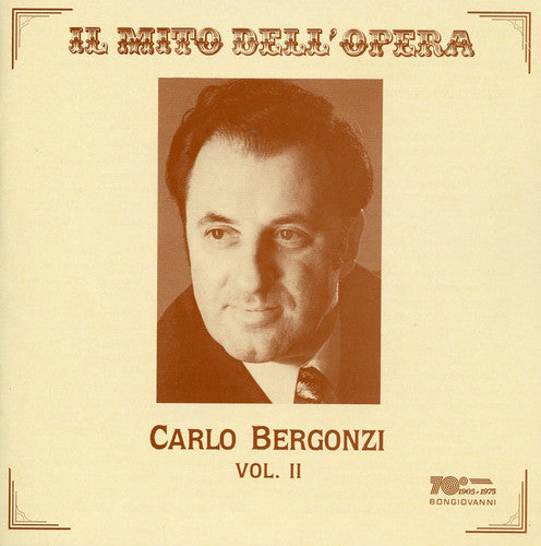 CARLO BERGONZI - La Boheme / Tosca / Cavalleria Rusticana Music CD