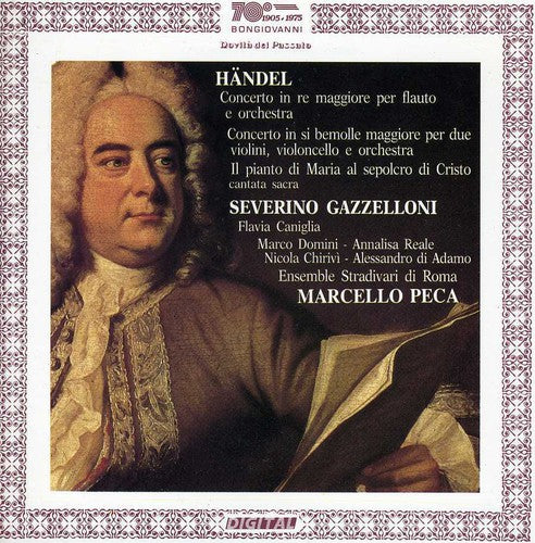Marcello Peca - Concerto in Re Maggiore Per Flauto Music CD