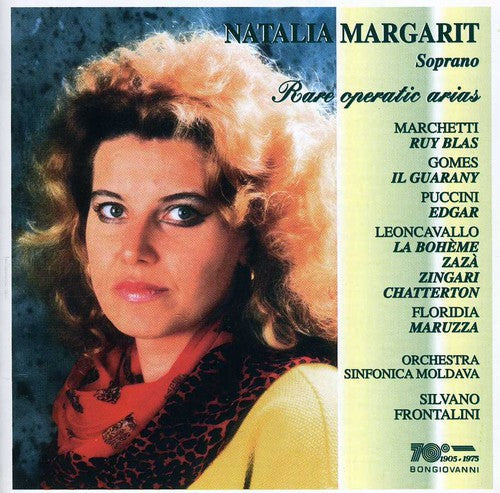 Natalia Margarit - Rare Operatic Arias Music CD