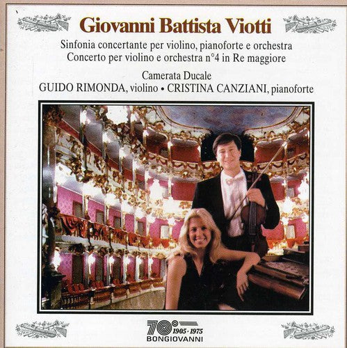 Viotti / Orch Camerata Ducale - Sinf Concertante / Cto For V & Orch #4 - Music CD