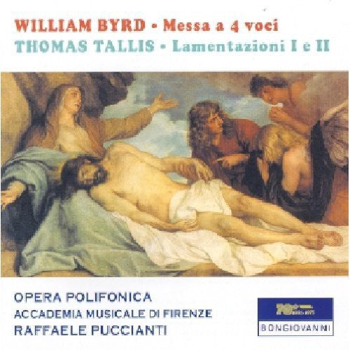 Byrd / Raffaele Puccianti - Messa a 4 Voci / Lamentazioni I E II / Miserere [CD]