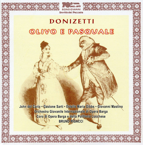 Donizetti / Del Caro / Sarti / Gibbs / Rigacci - Olivo E Pasquale [2 CD]
