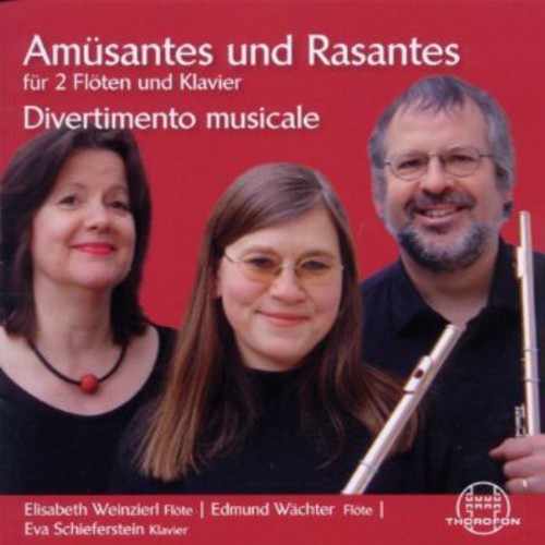 Mozart / Divertimento Musicale - Amusantes & Rasantes for 2 Flute &Piano Music CD