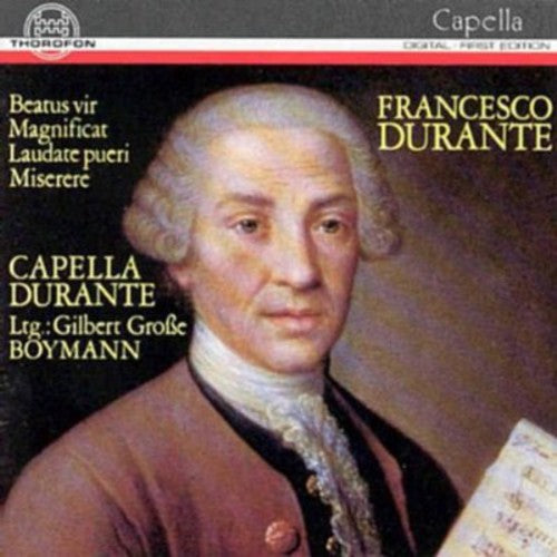 Capella Durante - Works for 4 & 5 Part Chorus Strings & B.C. [CD]