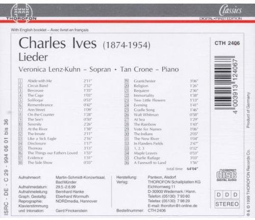 Veronica Lenz-Kuhn - Lieder Music CD