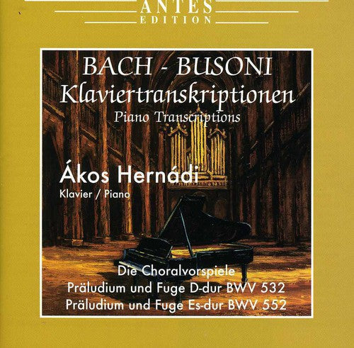 Akos Hernádi - Piano Transcriptions [CD]