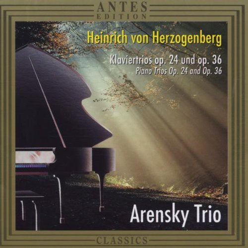 Arensky Trio - Piano Trio 1 Op 24 / Piano Trio 2 Op 36 Music CD