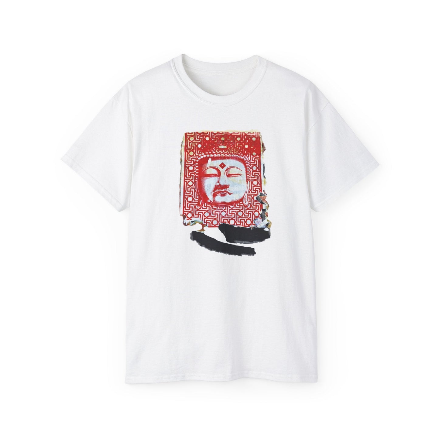 Fine Art Buddha Tablet Print Unisex Ultra Cotton Tee