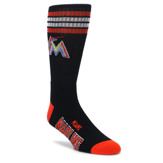 Miami Marlins Men's Athletic Crew Socks