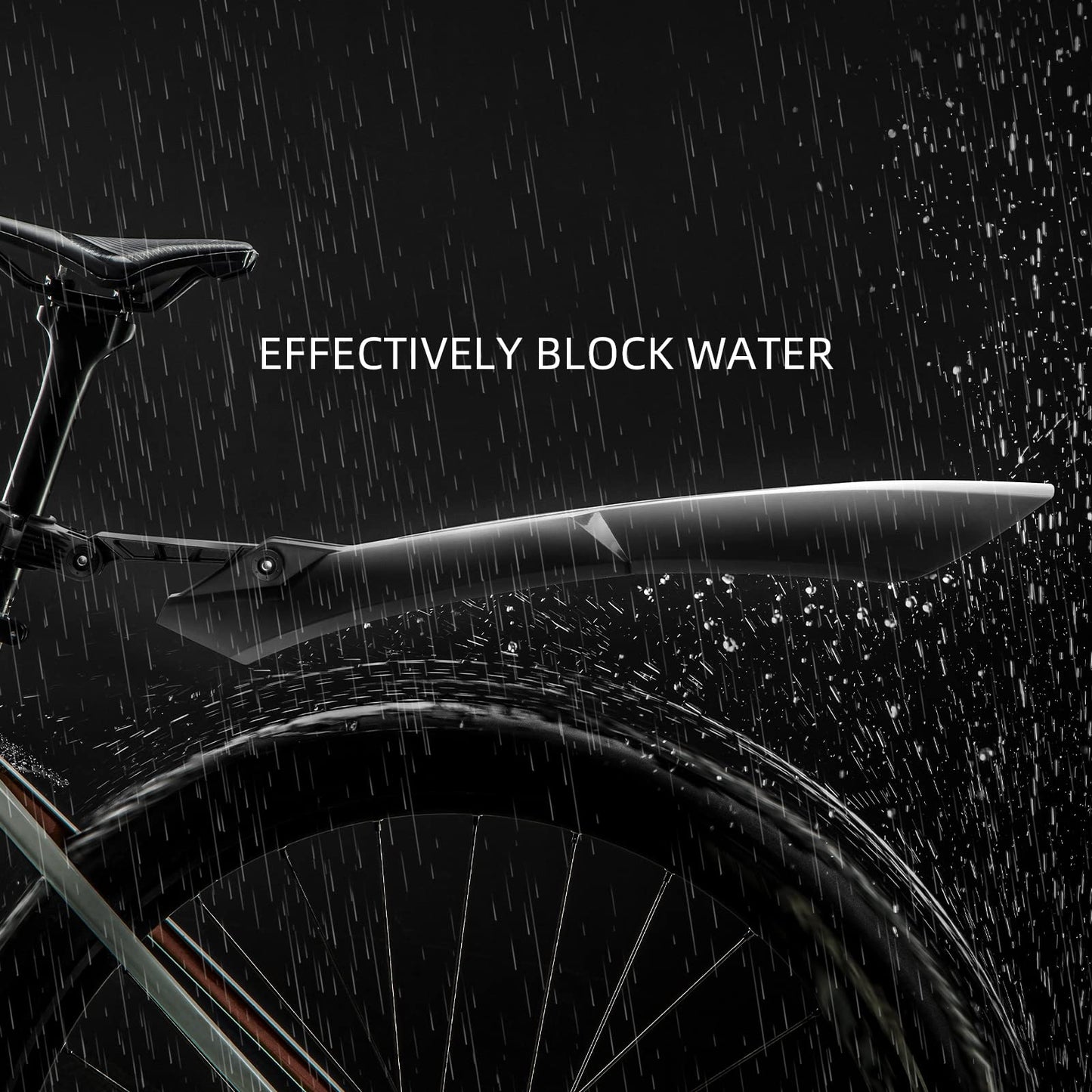 ROCKBROS Bike  Adjustable MTB Fenders Mudguard Rear Fenders Cycling Mud Guard