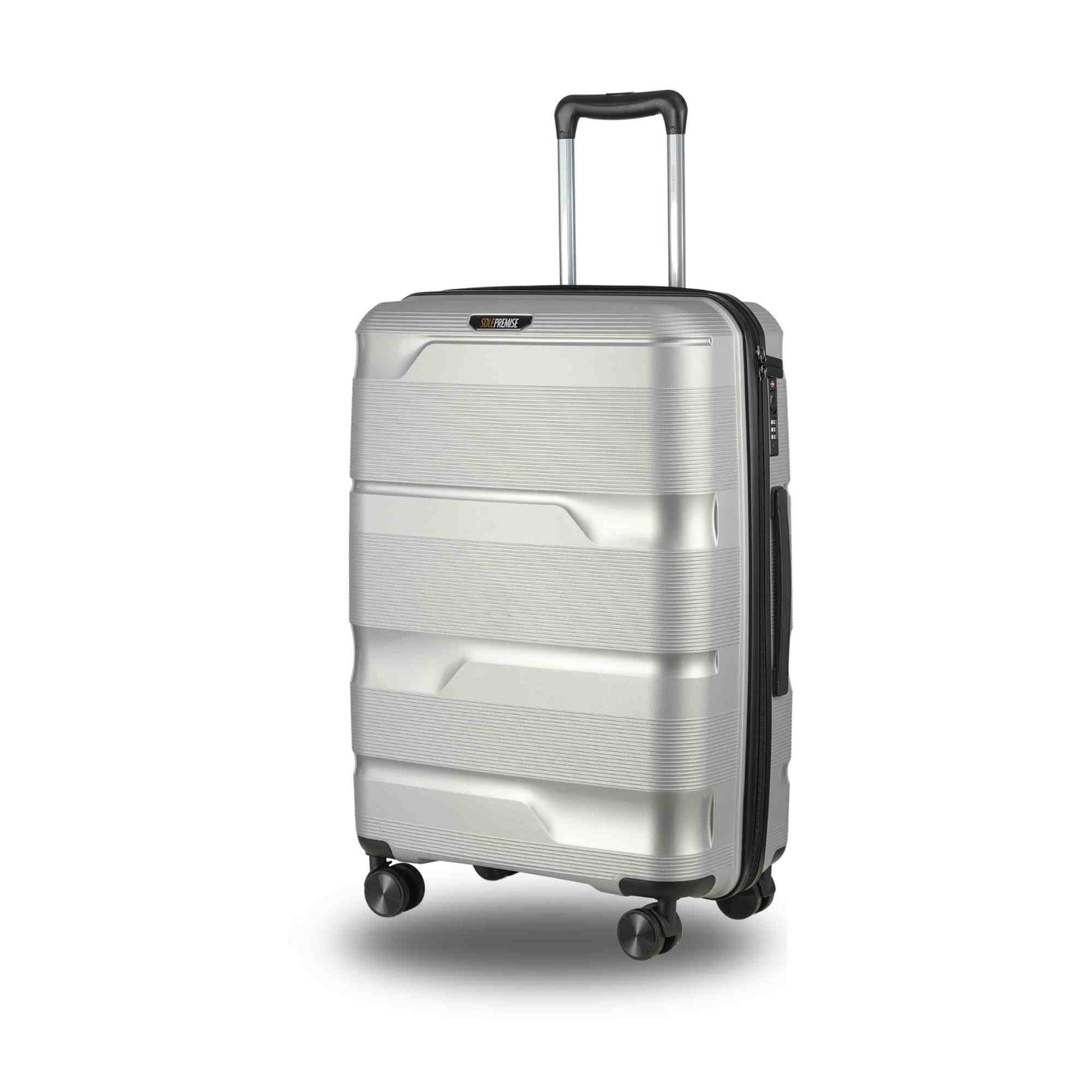24-inch Silver Hardcase Roller Luggage