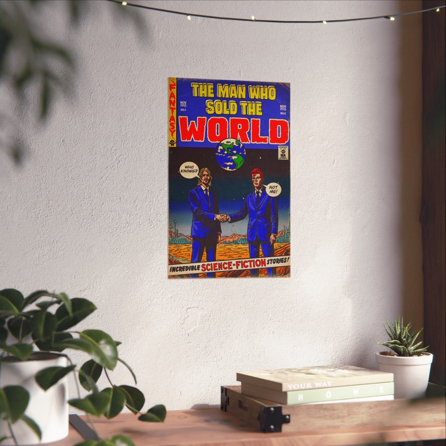 The Man Who Sold The World - Bowie & Cobain - Vertical Matte Posters