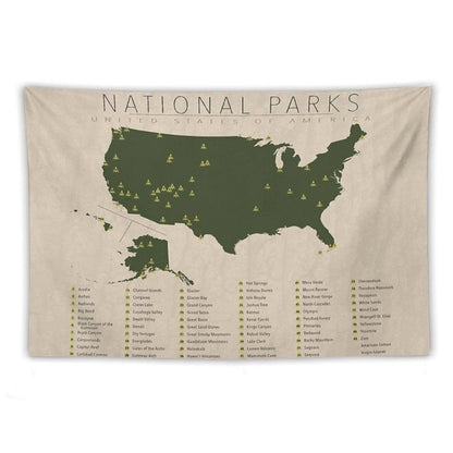 US National Parks Tapestry