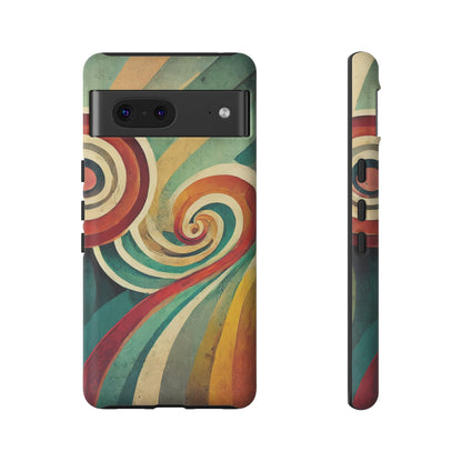 Colorful Swirl Tough Phone Case