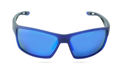 Denali | Matte Blue | Polarized Blue Flash Lens