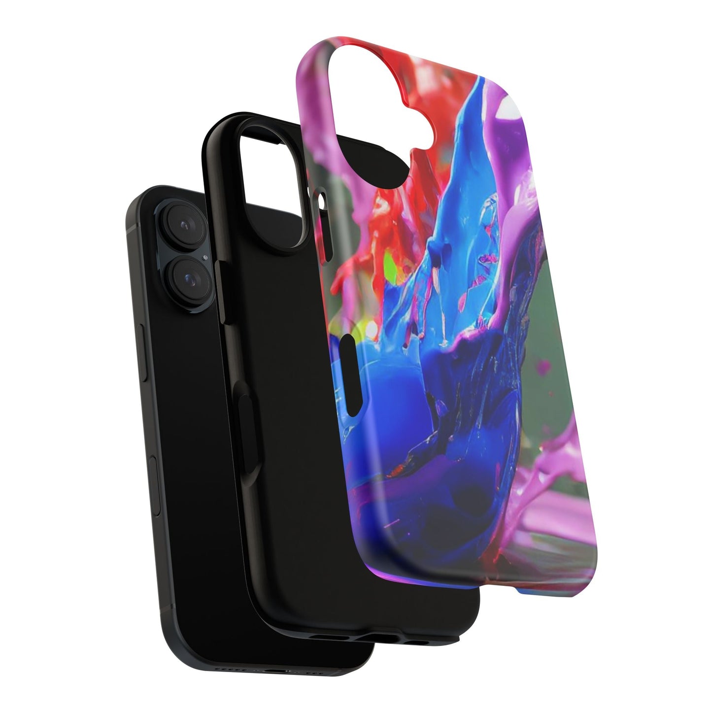 Vibrant Color Splash Tough Phone Case