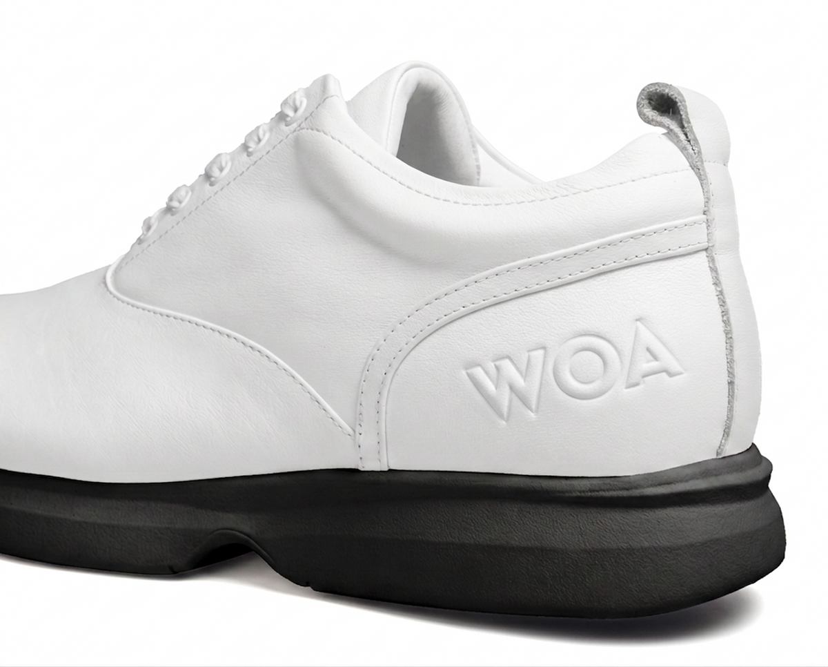 White & Black All-Day WOA Dress Sneaker