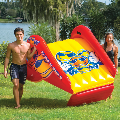 WOW Sports Slide N Smile Inflatable Pool Slide with Sprinklers for Kids and Adults