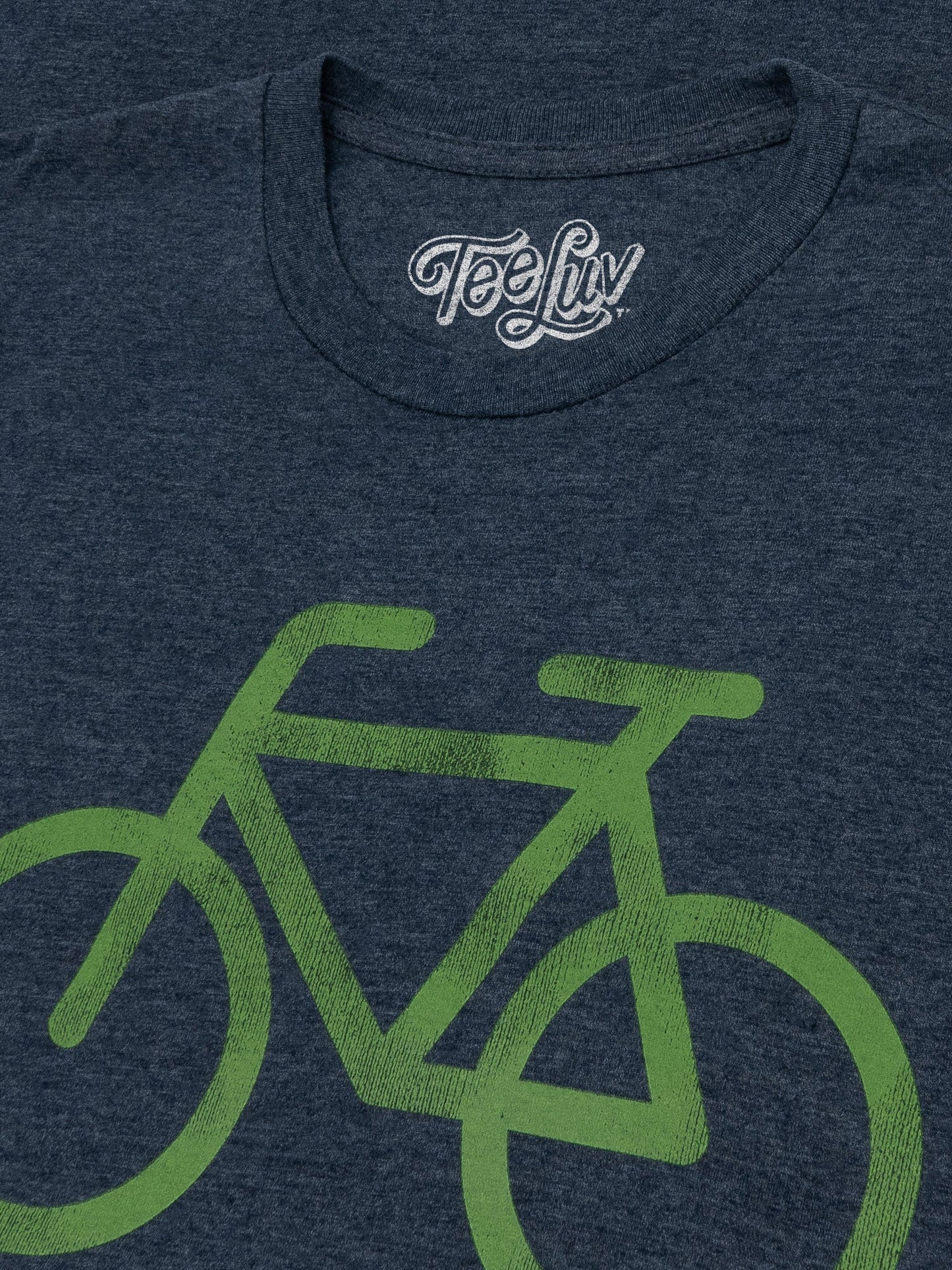 38 Miles Per Burrito Bike T-Shirt - Blue