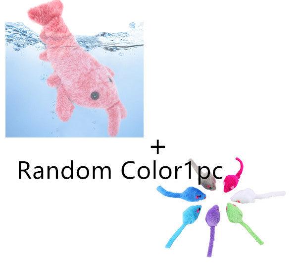 Interactive Lobster Plush Cat Toy