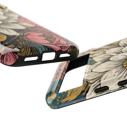 Beautiful White Floral Tough Case