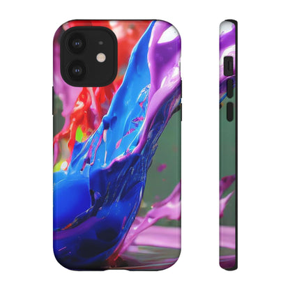 Vibrant Color Splash Tough Phone Case
