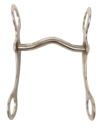 AJ Tack Low Port Grazing Miniature Horse Bit