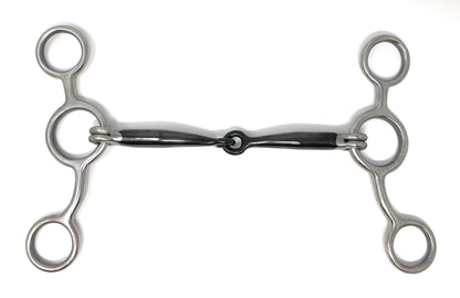 AJ Tack Junior Cow Horse Sliding Gag Bit