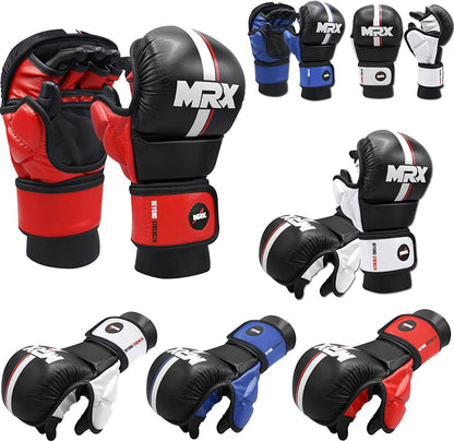 MRX Men’s Boxing Sparring Shooter Gloves Training MMA Kickboxing Punching - Triathlete Store