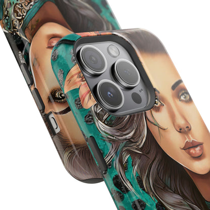 Vibrant Beauty Magnetic Tough Phone Case