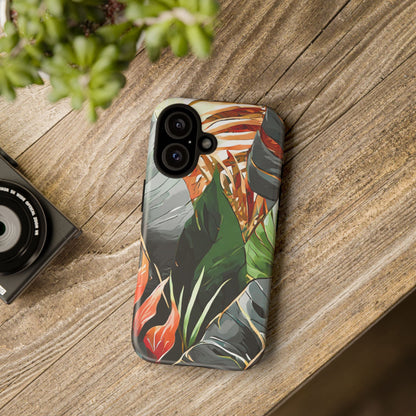 Tropical Leaf Tough Phone Case