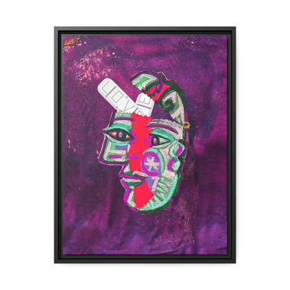 LOVE PILL PYSOP Matte Canvas, Black Frame