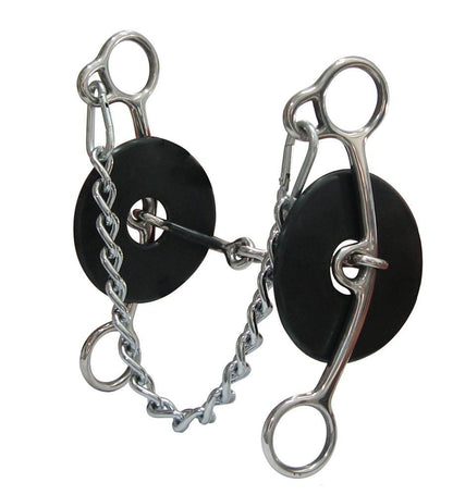 AJ Tack Smooth Snaffle Lifter Gag Bit