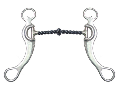 AJ Tack Sweet Iron Twisted Wire Grazing Bit