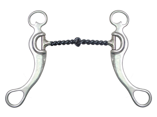AJ Tack Sweet Iron Twisted Wire Grazing Bit