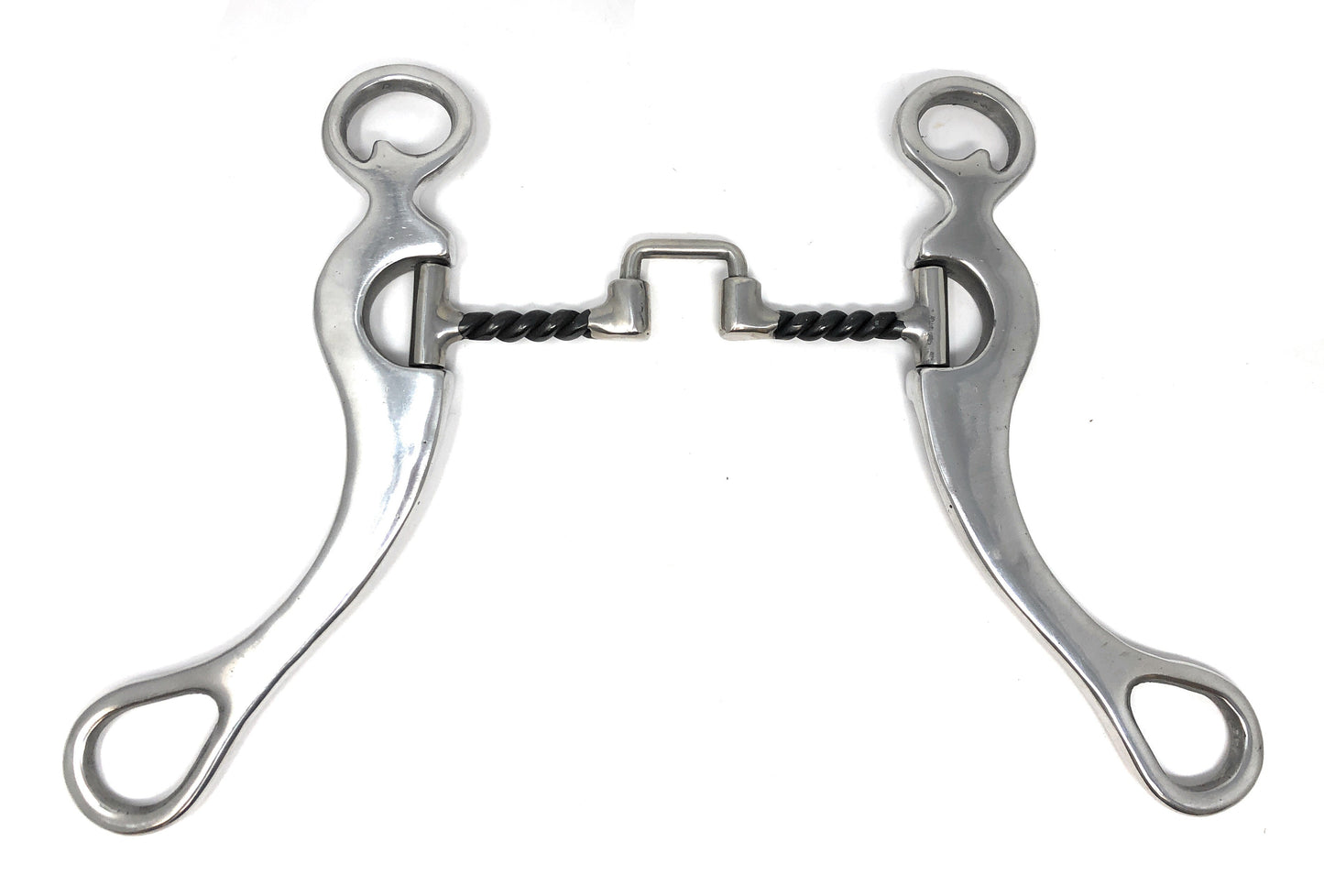 AJ Tack Aluminum Cheek Sweet Iron Square Twist Correction Bit