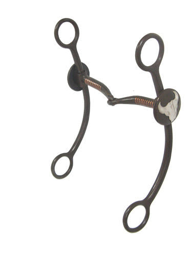 AJ Tack Snaffle Long Shank Bit