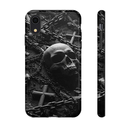 Gothic Skull Tough Phone Case