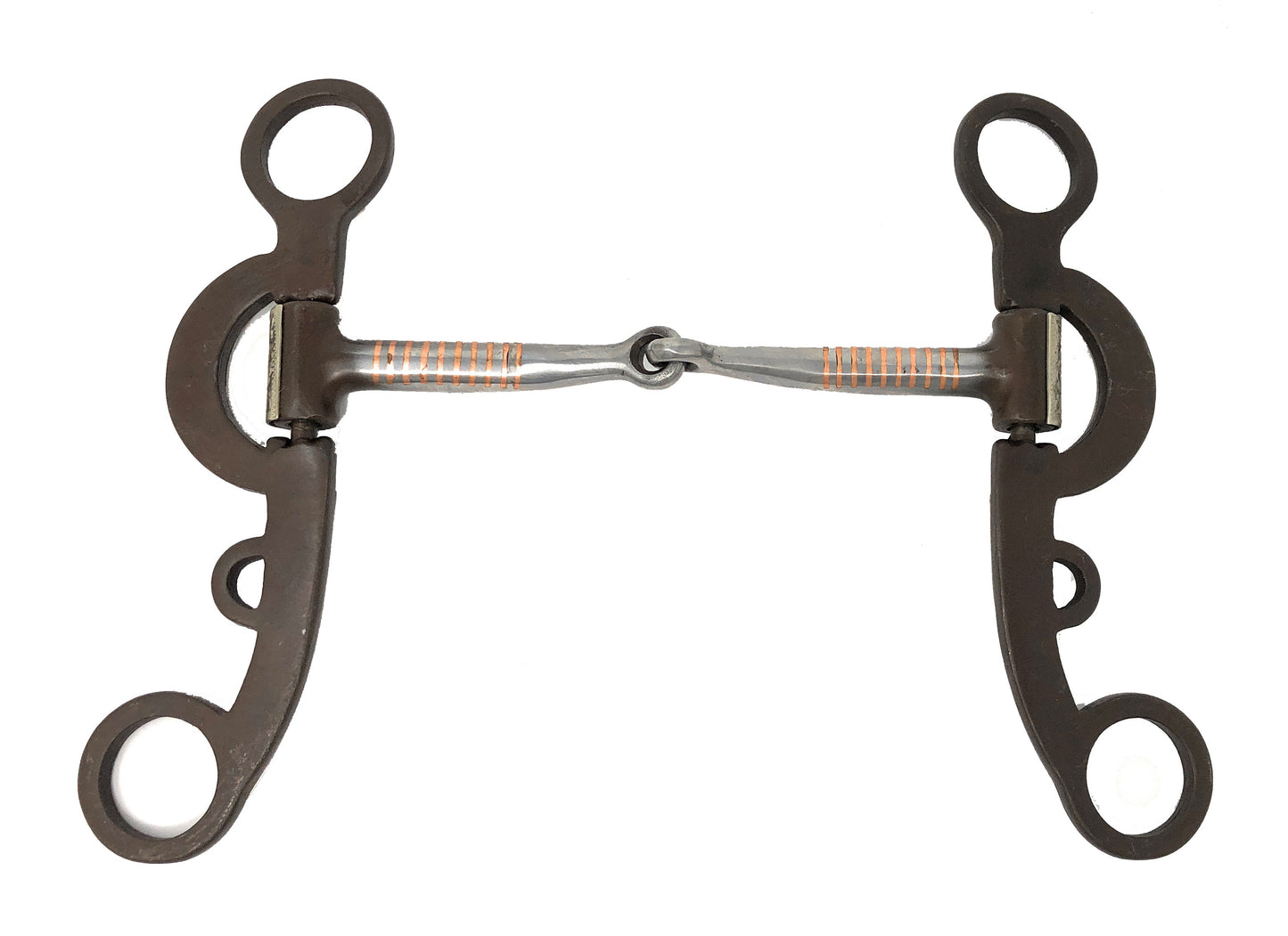 AJ Tack Argentine Engraved Smooth Snaffle Bit