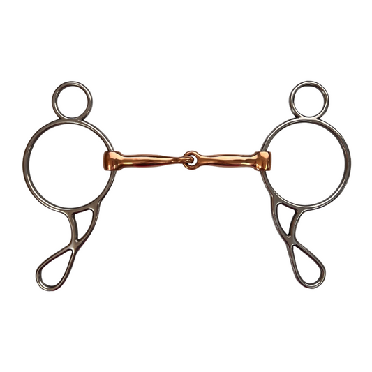 AJ Tack Copper Mouth Wonder Gag Bit